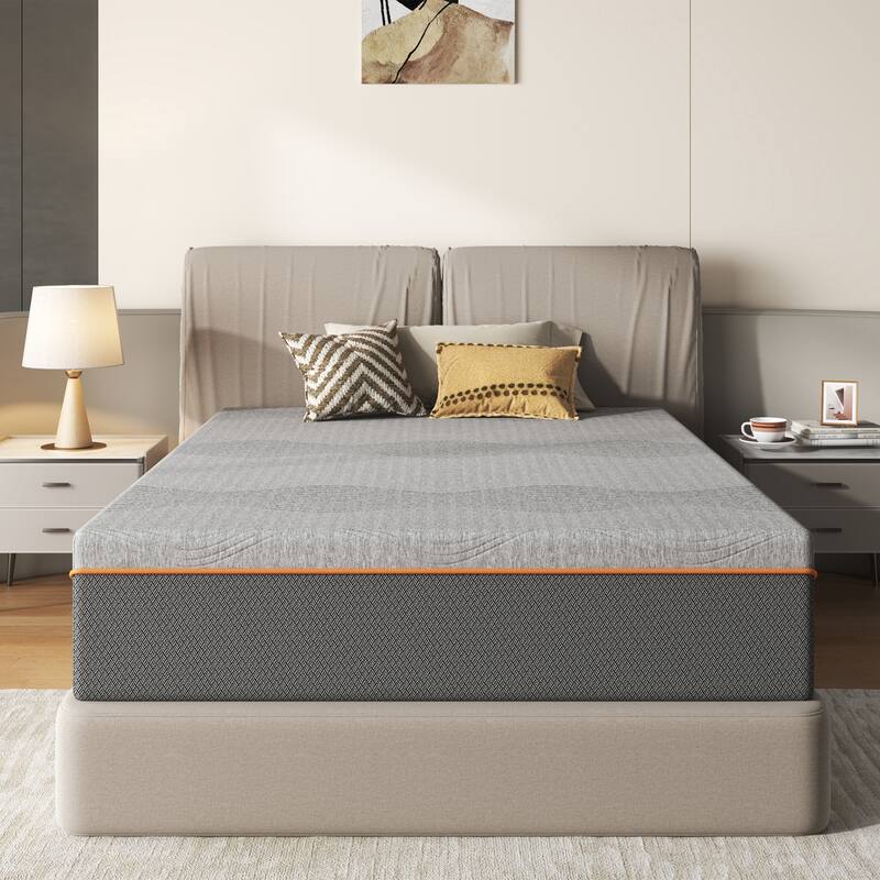 Full Size Mattress, 12 Inch Memory Foam Mattress, Fiberglass Free, Breathable Cooling Layers, Certified Safe Materials