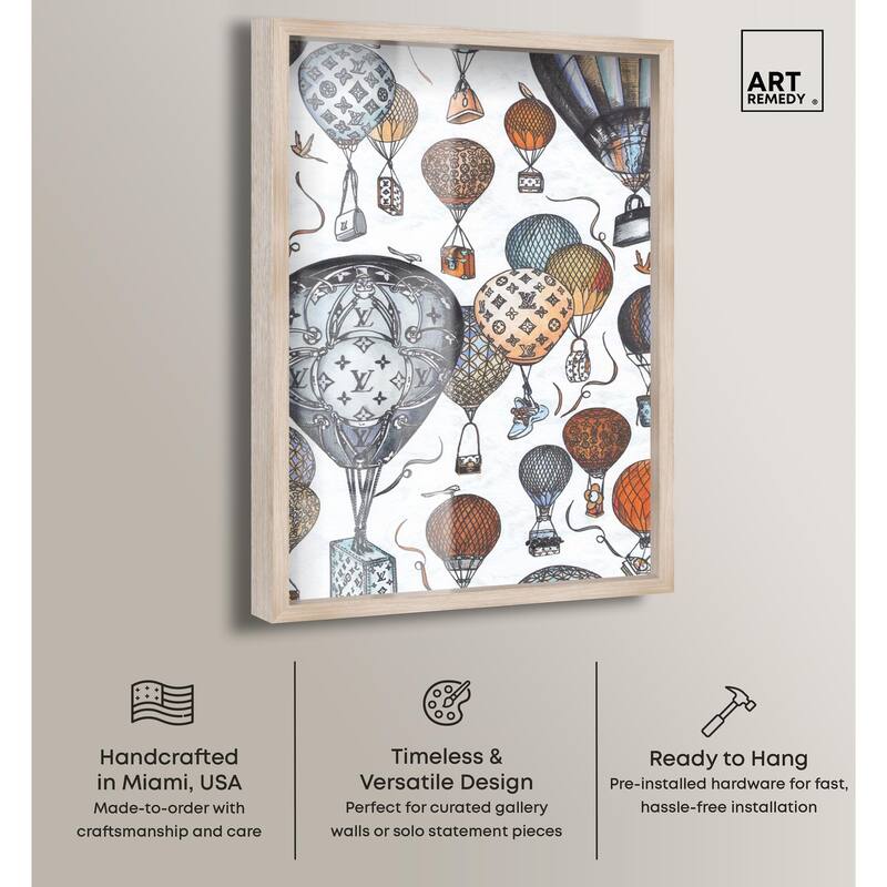 Doll Memories - Fashion Balloons Shadowbox by Art Remedy
