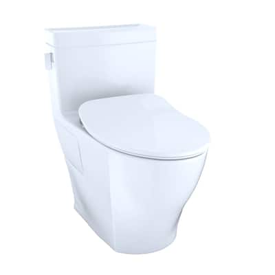 TOTO Legato 1.28 GPF One Piece Elongated Chair Height Toilet with