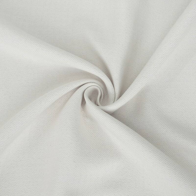 Exclusive Fabrics Grommet Textured Faux Linen Room Darkening Curtains for Bedroom & Living Room Curtains (1 Panel)