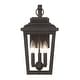 preview thumbnail 4 of 3, The Great Outdoors 72172-C Irvington Manor 3 Light 17" Tall Outdoor