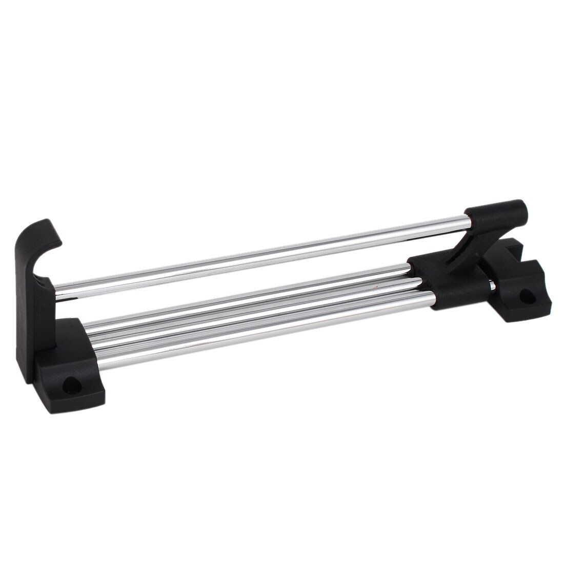 Shop Unique Bargains Wardrobe Closet Clothes Hanger Metal Pull Out Rod Rail Silver Tone 250mm Length Overstock 21555959