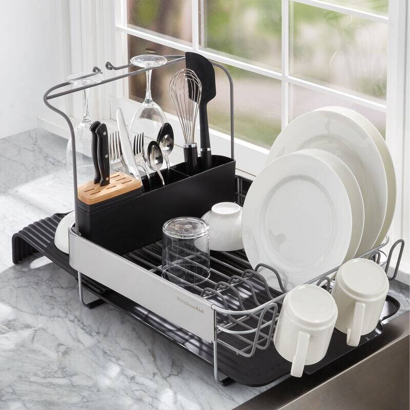 KitchenAid Full Size Expandable Dish-Drying Rack, 24-Inch