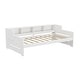 preview thumbnail 7 of 8, Twin Size Daybed Bed Frame with Trundle - White