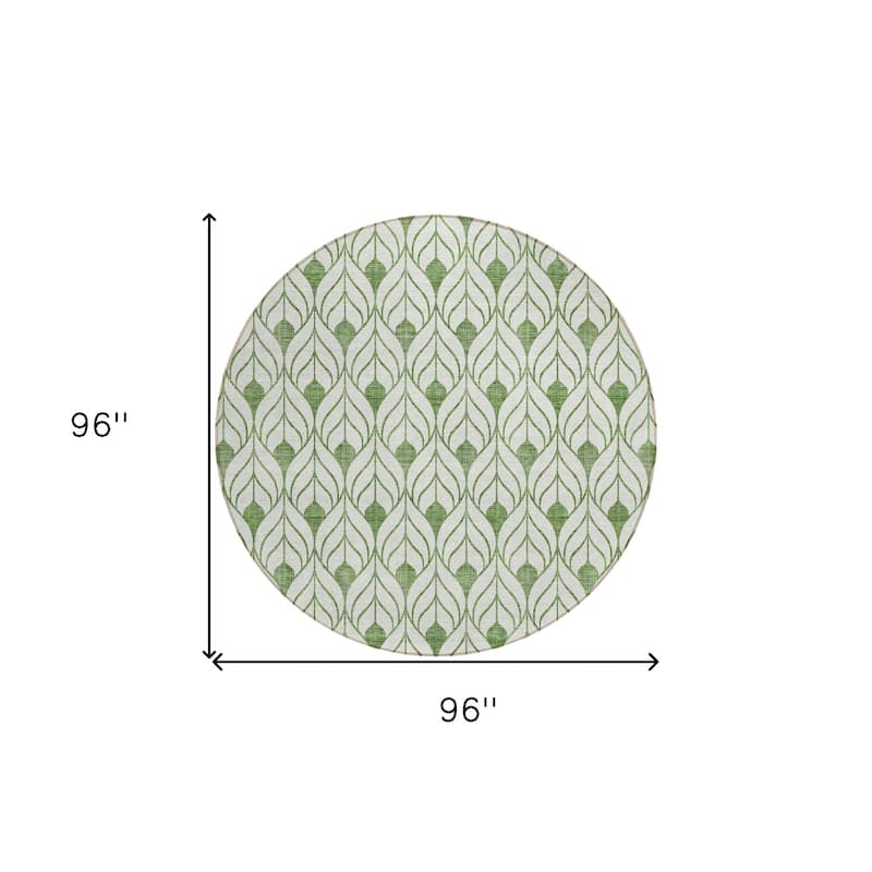 HomeRoots Geometric Transitional Rectangle Outdoor Rug