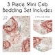 preview thumbnail 2 of 4, Sweet Jojo Designs Blush Pink Boho Shabby Chic Floral Girl 3pc Mini Crib Bedding Set Ivory Bohemian Vintage Watercolor Flower