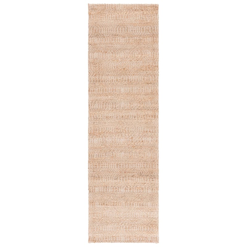 SAFAVIEH Natural Fiber Oliva Casual Jute Rug - 2'3" x 8' Runner - Natural/Ivory
