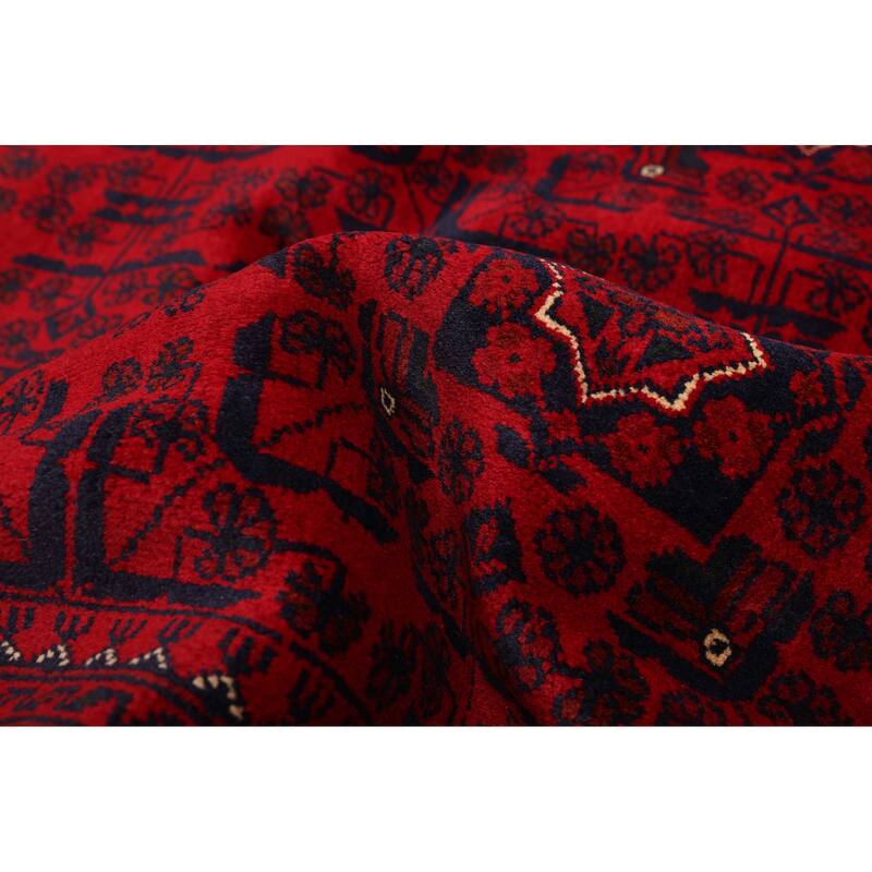 ECARPETGALLERY Hand-knotted Finest Khal Mohammadi Red Wool Rug - 6'7 x 10'2