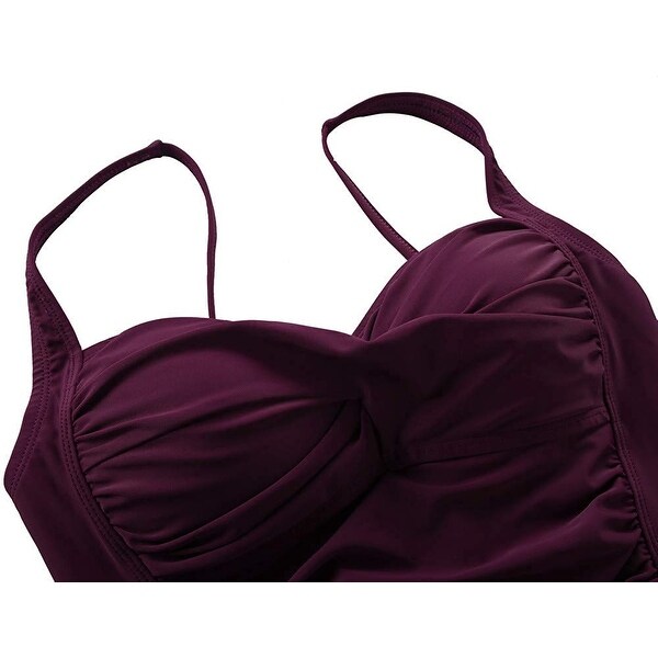 maroon bathing suits