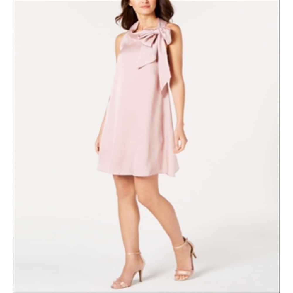 Robbie Bee Women's Satin Trapeze Dress Green Size 4 Petite - Bed Bath &  Beyond - 40570430