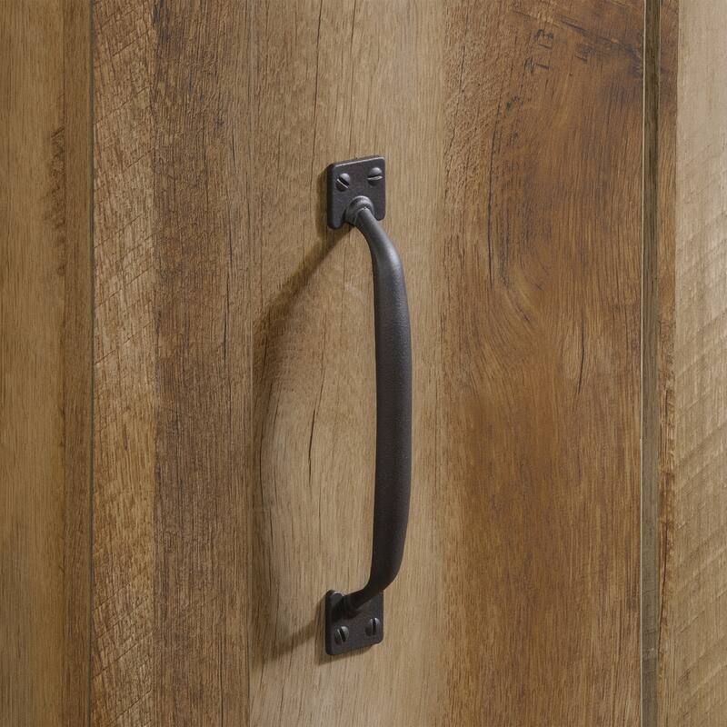 Narrow Storage Cabinet, Brown finish