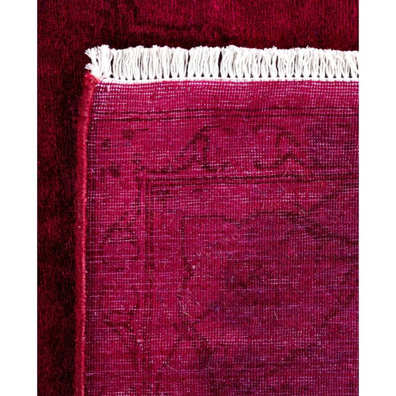 Overdyed One-of-a-Kind Hand-Knotted Area Rug - Pink - 4' 7" x 6' 10"