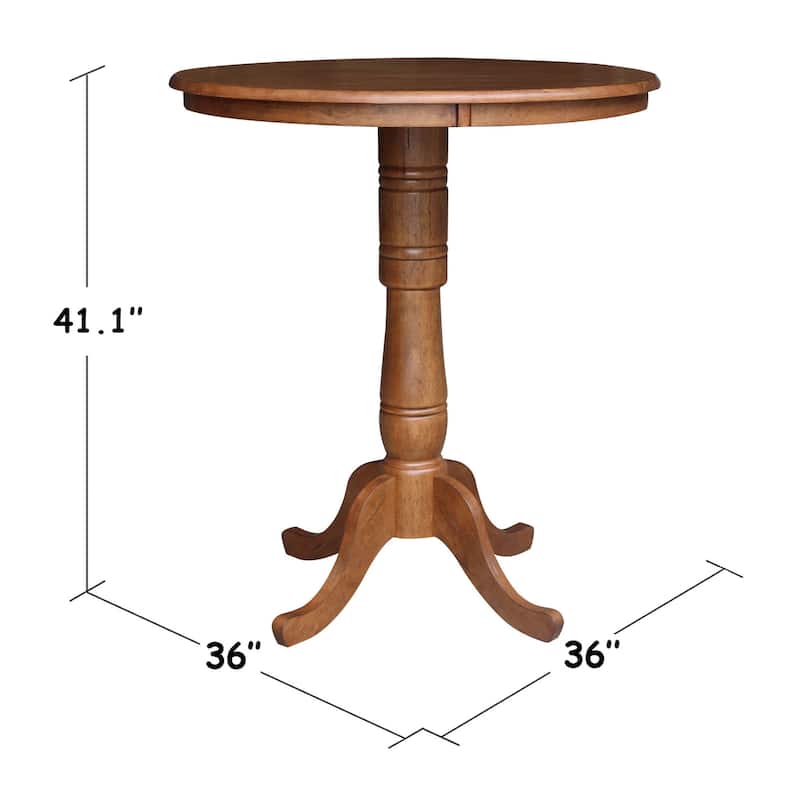 36" Round Top Pedestal Table