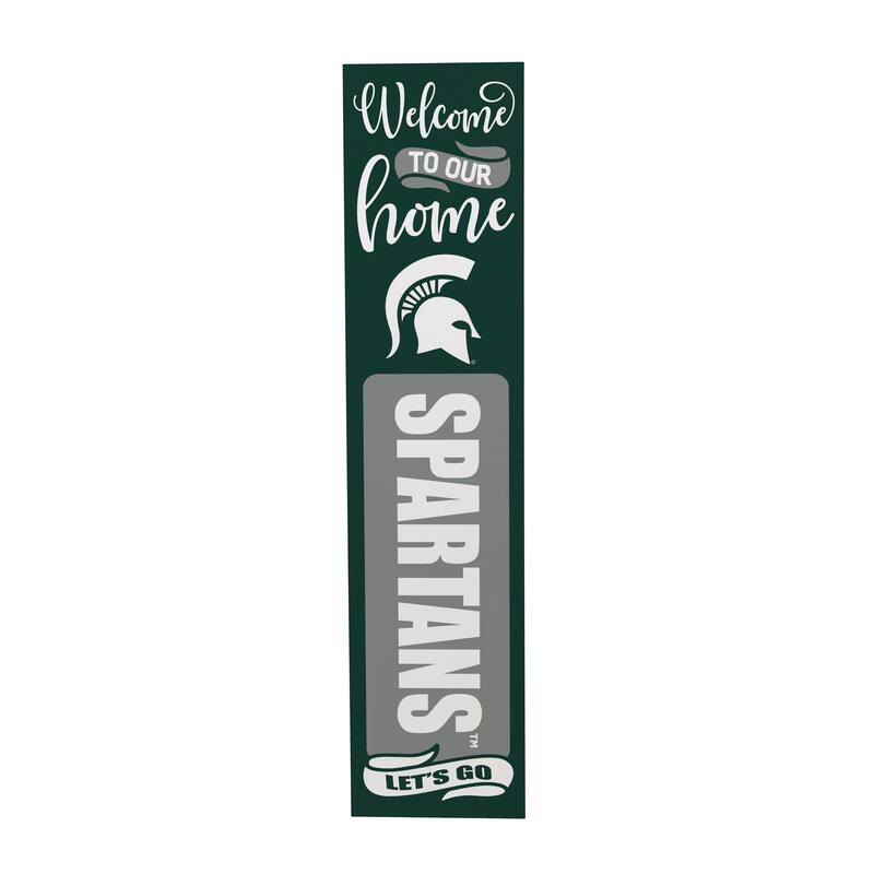 47" Double Sided Seasonal Porch Leaner, Michigan State University - 47" x 11.25"