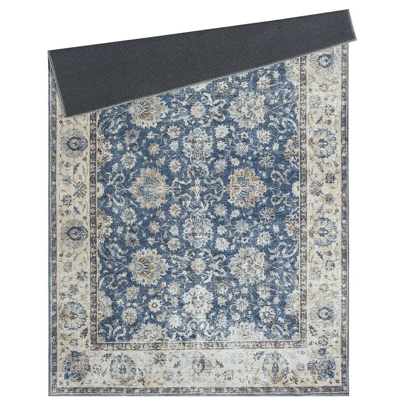 Legacy Cairo Traditional Bordered Washable Area Rug