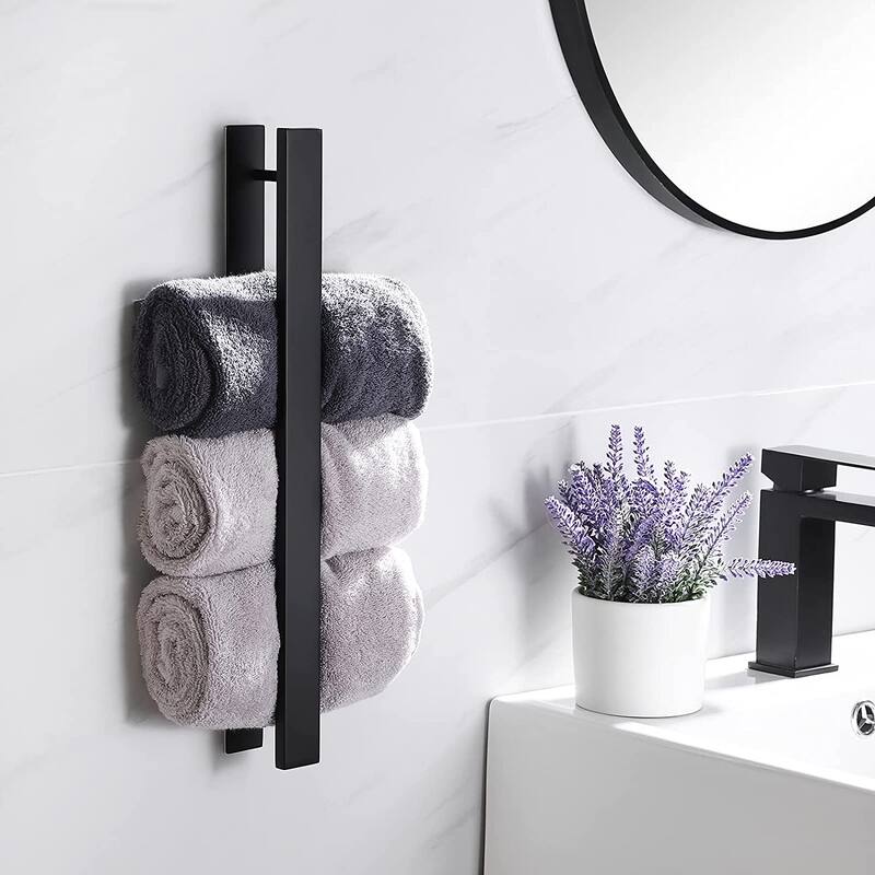 16-Inch Modern Adhesive Towel Bar