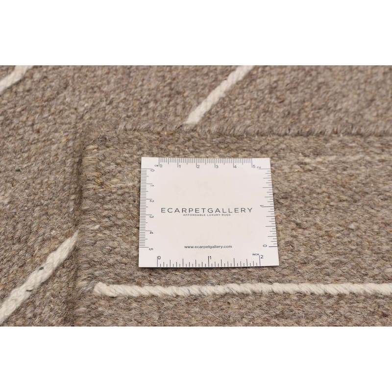 Boho Taupe Kilim 5'2" x 8'0" - 5'2 x 8'0