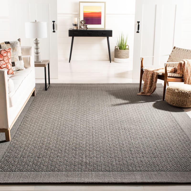 SAFAVIEH, Palm Beach Clevie Modern Sisal Rug - 8' x 10' - Ash