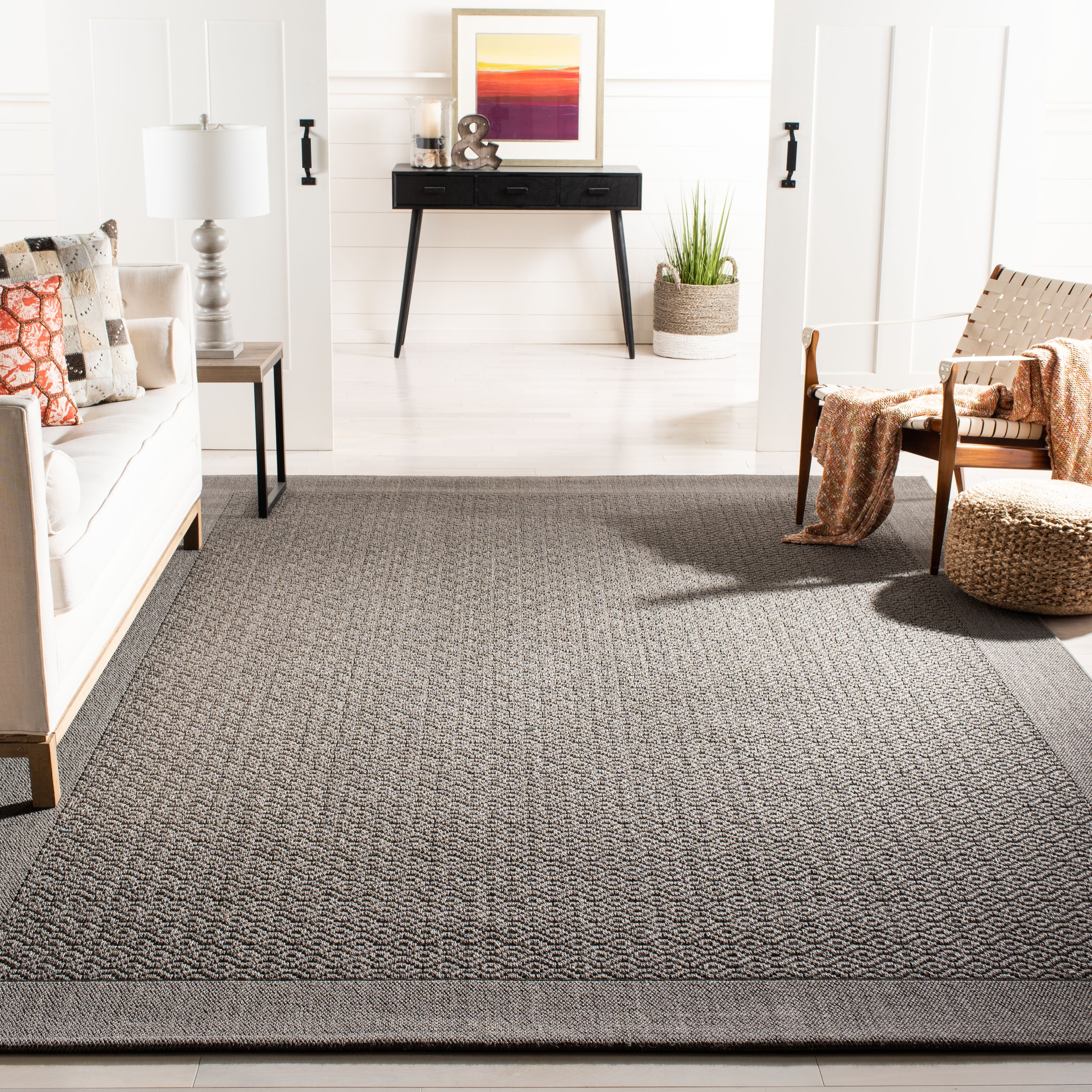 SAFAVIEH, Palm Beach Clevie Modern Sisal Rug