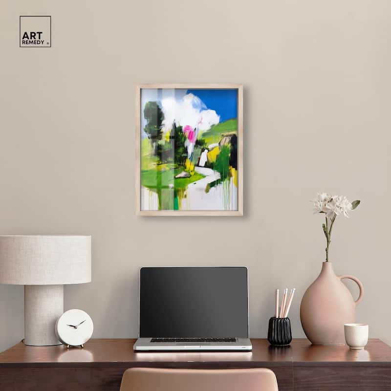 Swiss Fields Shadowbox by Art Remedy