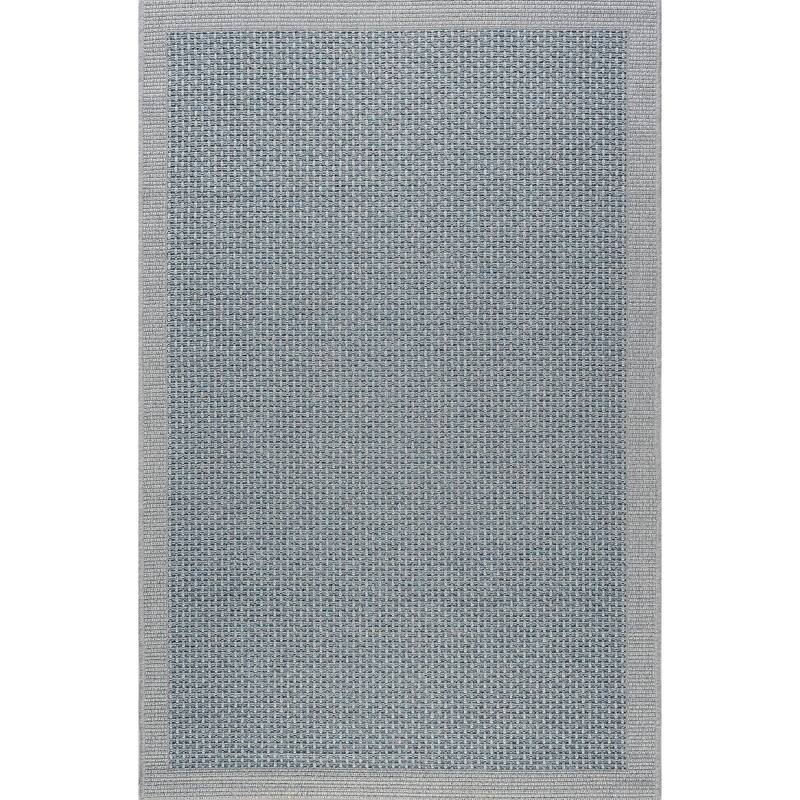 Seros Modern & Contemporary Nautical Indoor/Outdoor Area Rug - 4'11'' x 7' - Grey/Blue
