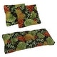 preview thumbnail 9 of 12, Tufted Indoor/Outdoor Settee Cushion Set (Set of 3) Tropique Raven
