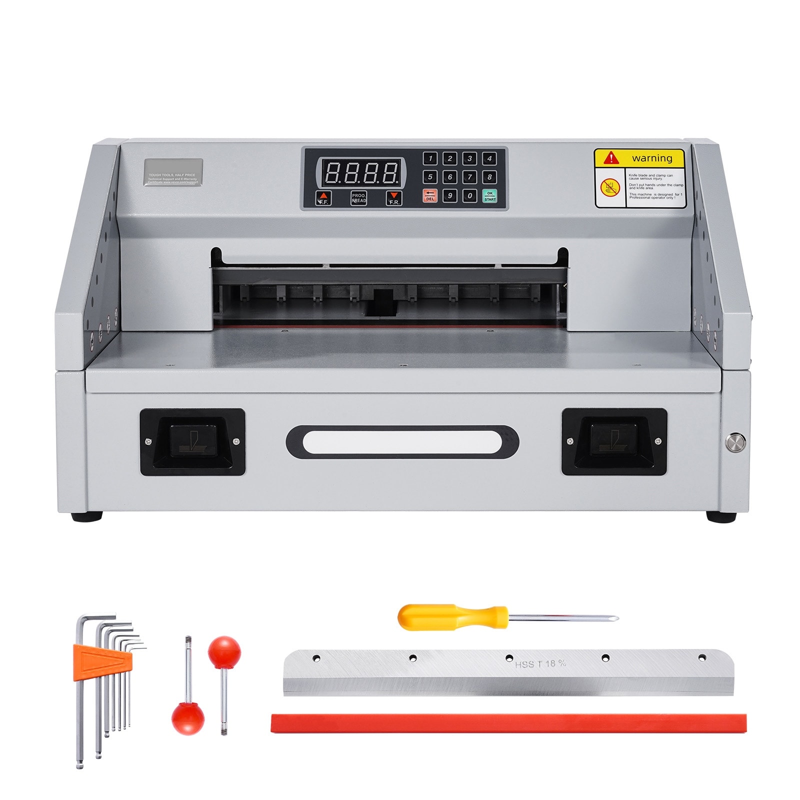 UIMOSO Electric Paper Cutter, Heavy Duty Paper Cutter Machine , Electric Guillotine Trimmer with Casters & Infrared Function