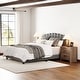 preview thumbnail 14 of 13, WAMPAT 4-Piece Bedroom Set, Queen Bed Frame, 2 Nightstands & 6-Drawer Dresser