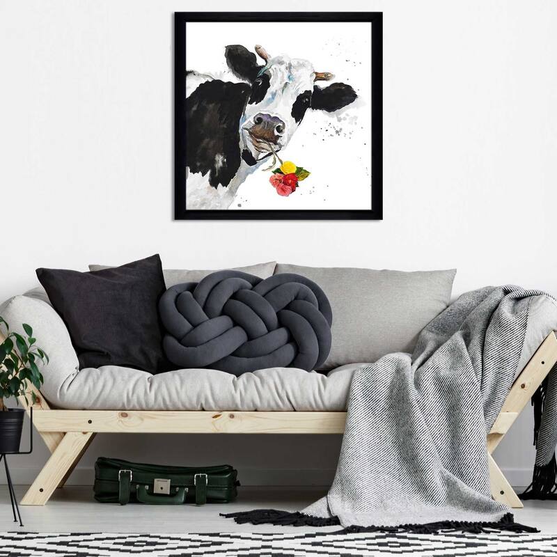 "Crazy Cow" Print on Acrylic.