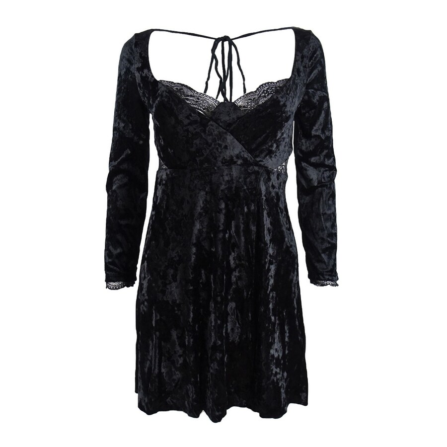 free people black velvet dress Jovani 05486 main image 0
