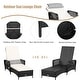 preview thumbnail 8 of 8, Gymax Set of 2 Adjustable Patio Rattan Lounge Chair Chaise Recliner w/ - See Details