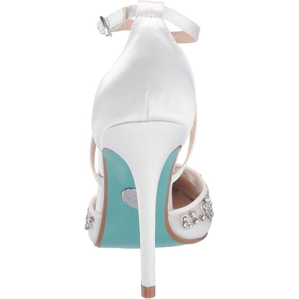 betsey johnson blue bottom shoes