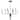 Uttermost Ebony Elegance 8 Light Chandelier - 21"H x 34"Dia