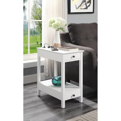 Albernaz Storage Accent Table with USB