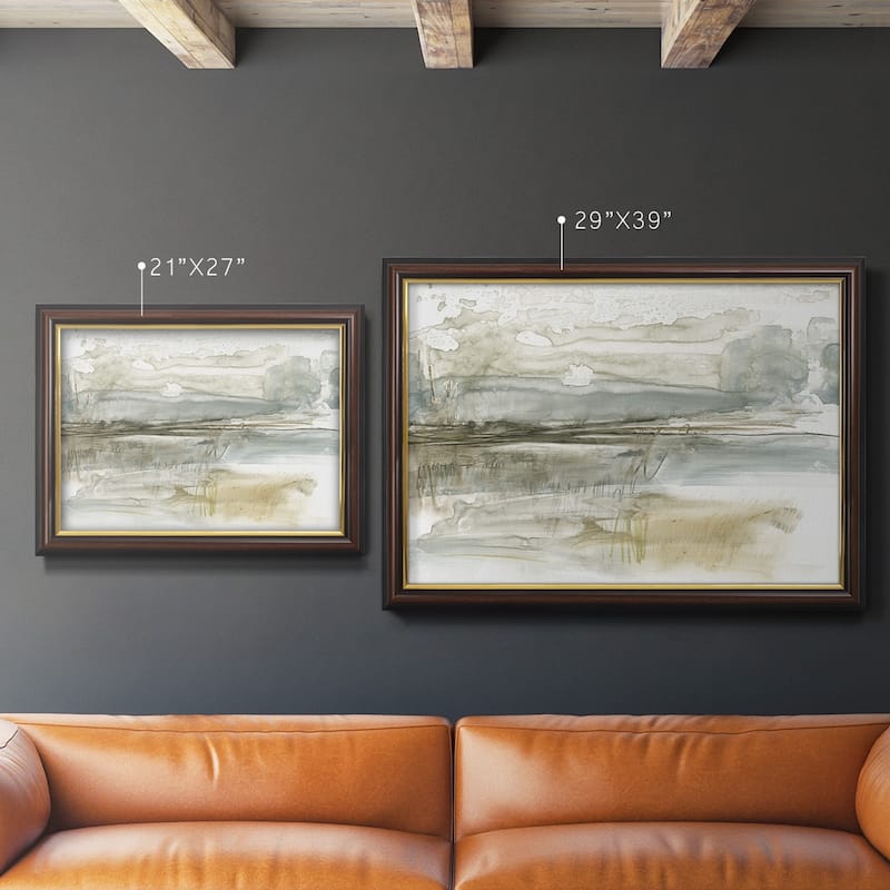 Stark Neutral Landscape I Premium Framed Canvas- Ready to Hang