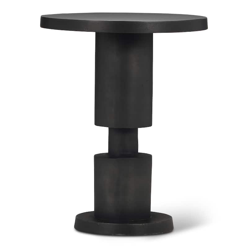 Urbia Liam End Table - Antique Zinc - Aluminum