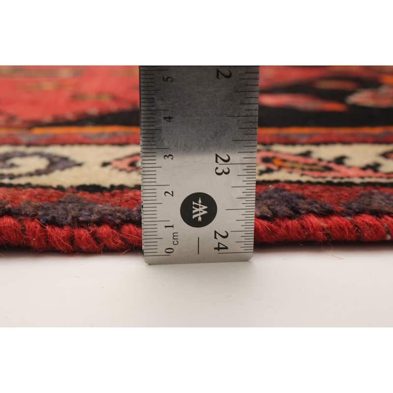 ECARPETGALLERY Hand-knotted Anadol Red Wool Rug - 3'3 x 13'1