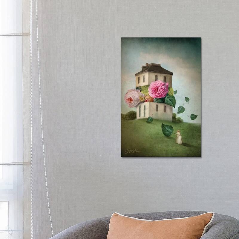 iCanvas "House Of Flowers" by Catrin Welz-Stein Canvas Print - 26x18x1.5