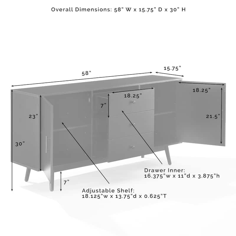 Crosley Lucas Sideboard
