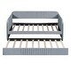 preview thumbnail 31 of 34, Upholstered Sofa Bed Frame Twin Size Daybed w/ Pull-out Twin Size Bed