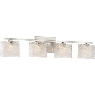Westcap 4-Light Bathroom Vanity Light in Brushed Nickel
