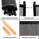 preview thumbnail 7 of 11, Costway Swimming Pool Fence Garden Fence Child Barrier Safety - 4'X12'