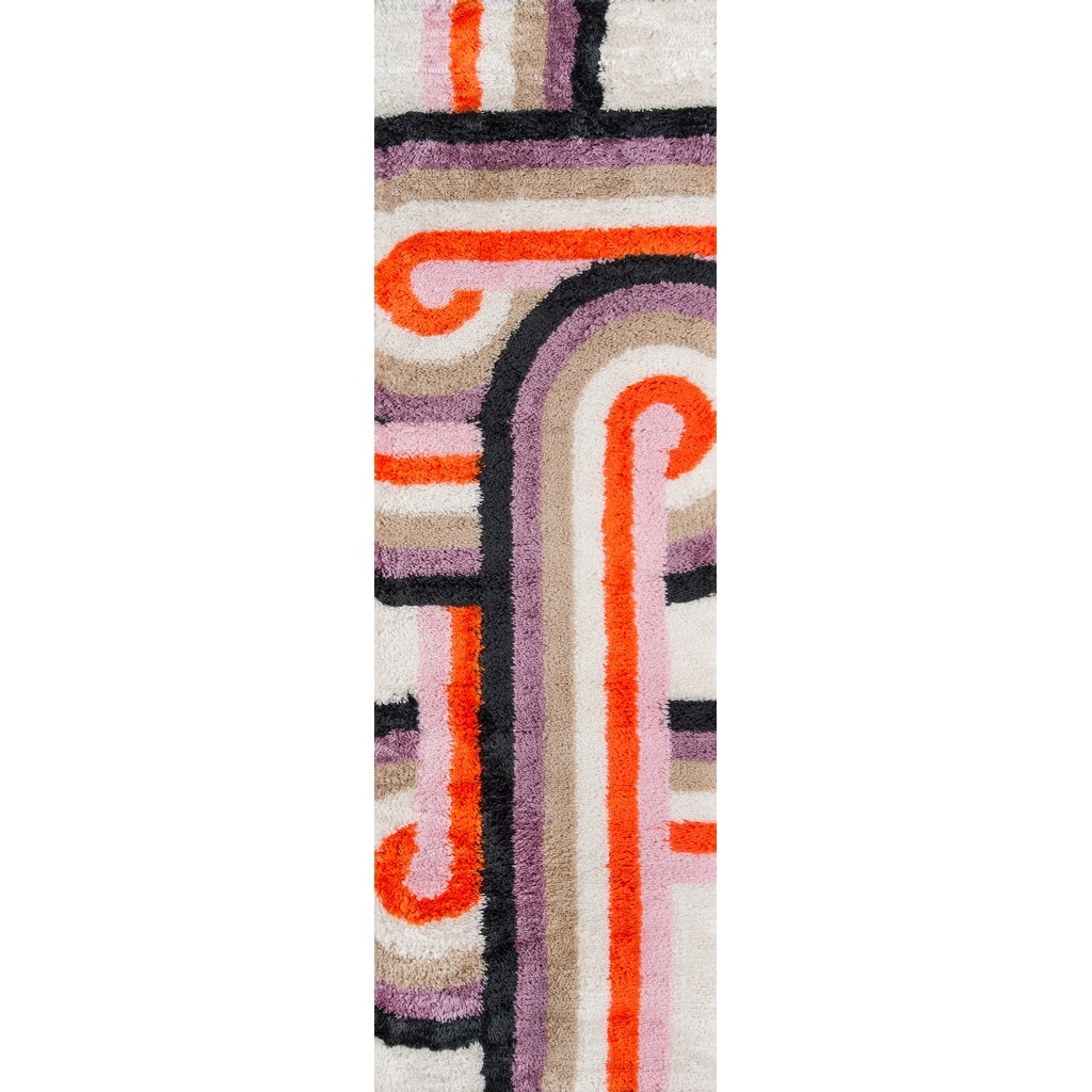 Shop For Novogratz By Momeni Retro Turnstyle Hand Tufted Polyester Area Rug Get Free Delivery On Everything At Overstock Your Online Home Decor Store Get 5 In Rewards With Club O 15369076