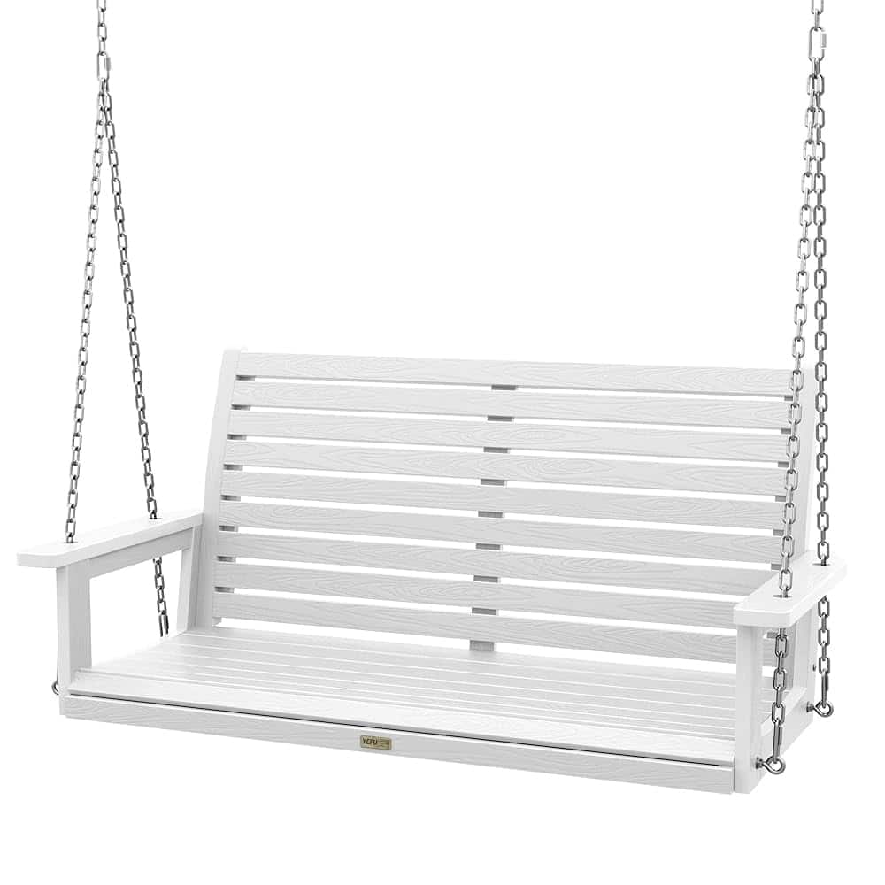 WINSOON 55" All Weather HIPS Outdoor Porch Swing