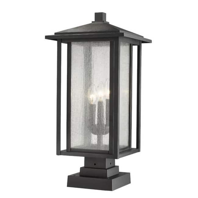 Bellevue Emil 3 Light 24" Tall Outdoor Pier Mount Post Light