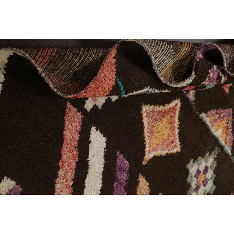 Tribal Oriental Moroccan Dining Room Area Rug Wool Hand-knotted Carpet - 9'0" x 11'6"