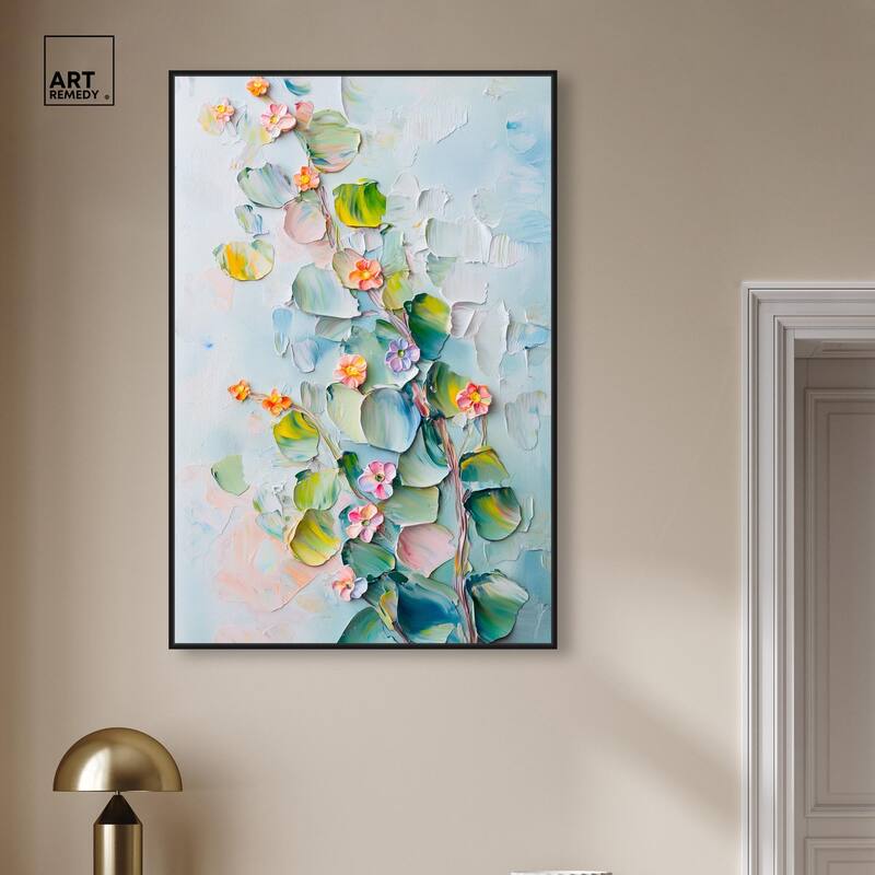 Textured Tendrils I Canvas by Art Remedy