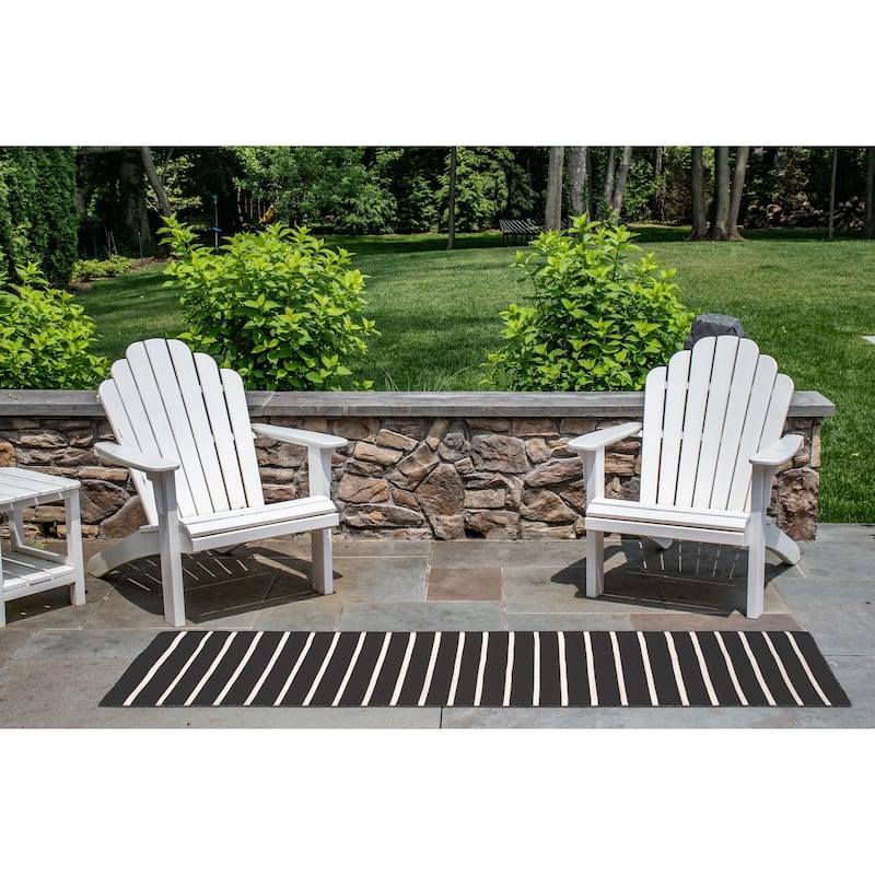Liora Manne Sorrento Pinstripe Indoor/Outdoor Area Rug