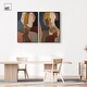 preview thumbnail 16 of 59, Contemplation Dialogue Abstract Art Set Canvas Print by Art Remedy