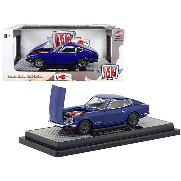 1970 Nissan Fairlady Z432 Dark Blue Auto Japan Limited Edition To 5 800 Pieces Worldwide 1 24 Diecast Model Car By M2 Machines On Sale Overstock